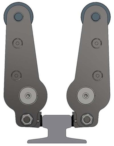 Rail Clamps 05 floating shoe mechanism