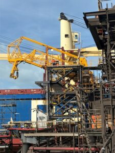 Marine hydraulic system replacement in remote Australian site